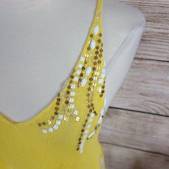 Free People Embellished‎ Knit Lace Tank Small - Picture 3 of 7